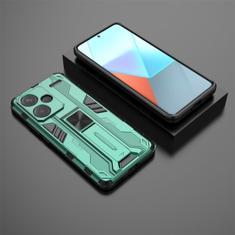 For Redmi Note 13 Pro+ Supersonic Armor PC Hybrid TPU Phone Case(Green) - Note 13 Pro+ Cases by PMC TechLife | Online Shopping South Africa | PMC TechLife | Buy Now Pay Later Mobicred