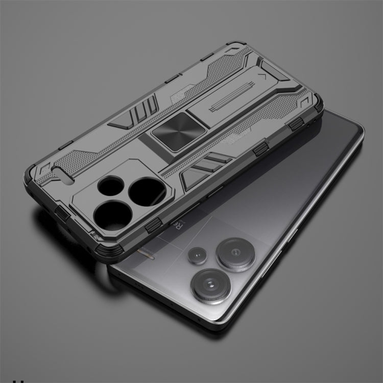 For Redmi Note 13 Pro 5G Supersonic Armor PC Hybrid TPU Phone Case(Black) - Note 13 Pro Cases by PMC TechLife | Online Shopping South Africa | PMC TechLife | Buy Now Pay Later Mobicred