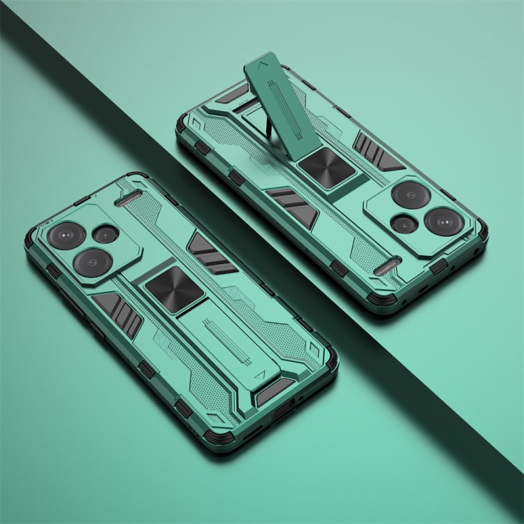 For Redmi Note 13 Pro 5G Supersonic Armor PC Hybrid TPU Phone Case(Green) - Note 13 Pro Cases by PMC TechLife | Online Shopping South Africa | PMC TechLife | Buy Now Pay Later Mobicred