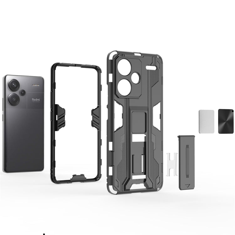 For Redmi Note 13 Pro 5G Supersonic Armor PC Hybrid TPU Phone Case(Blue) - Note 13 Pro Cases by PMC TechLife | Online Shopping South Africa | PMC TechLife | Buy Now Pay Later Mobicred