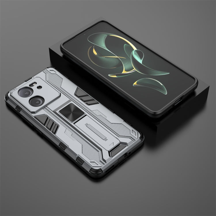 For Xiaomi 13T Supersonic Armor PC Hybrid TPU Phone Case(Grey) - free shipping - PMC TechLife - Order now!