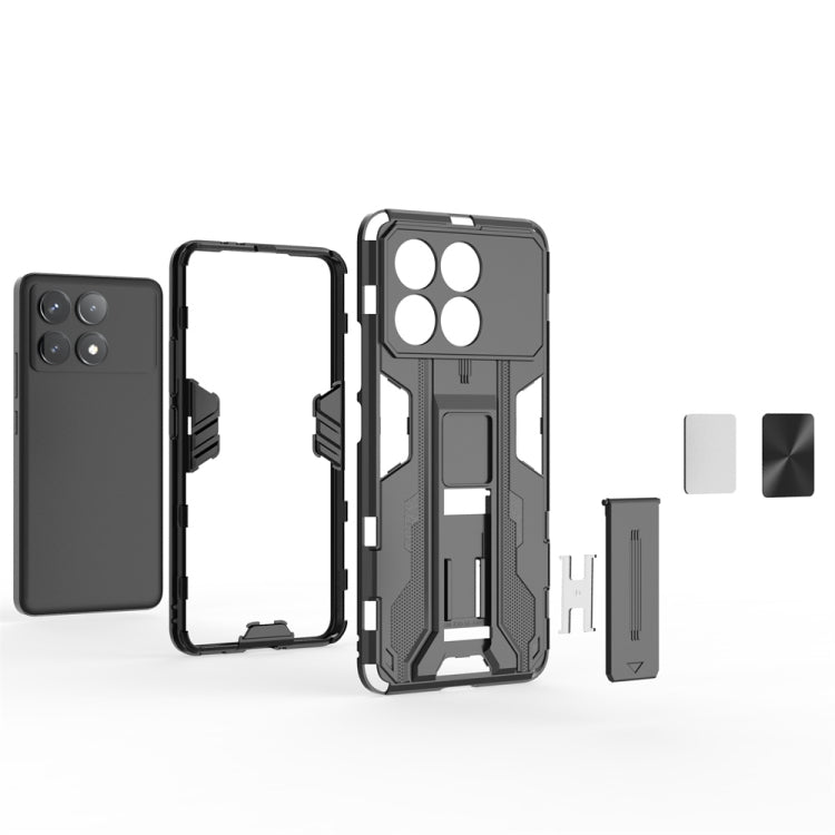 For Redmi K70 Supersonic Armor PC Hybrid TPU Phone Case(Red) - Xiaomi Cases by PMC TechLife | Online Shopping South Africa | PMC TechLife | Buy Now Pay Later Mobicred