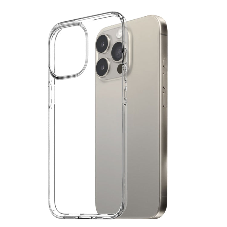 For iPhone 15 Pro Max NORTHJO 3 in 1 TPU Phone Case with Screen Film and Lens Film(Clear) - iPhone 15 Pro Max Cases by NORTHJO | Online Shopping South Africa | PMC Jewellery | Buy Now Pay Later Mobicred