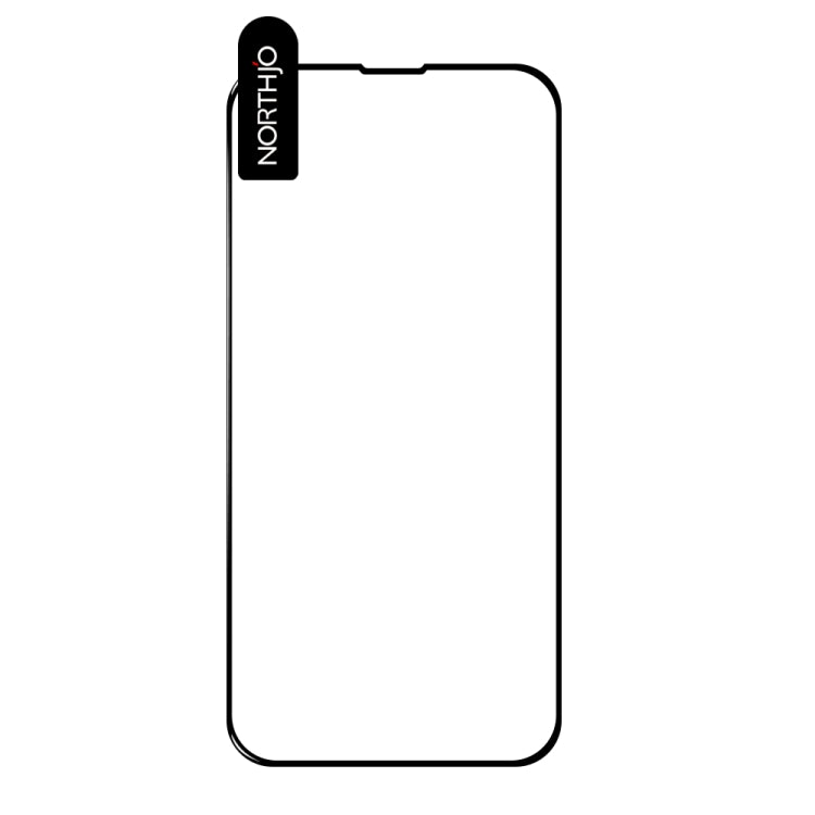 For iPhone 14 / 13 Pro / 13 NORTHJO A++ Screen Protector Full Glue Silk Printing Tempered Glass Film - iPhone 14 Tempered Glass by NORTHJO | Online Shopping South Africa | PMC TechLife
