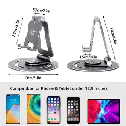 G60 Portable Folding 360-Degree Rotating Desktop Phone Tablet Holder(Red) - Stand by PMC Jewellery | Online Shopping South Africa | PMC Jewellery | Buy Now Pay Later Mobicred