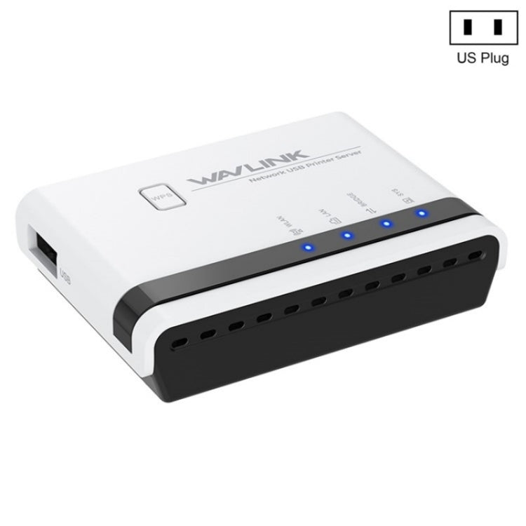 WAVLINK NU516U1 USB2.0 Wireless Printer Server With 10 / 100Mbps LAN / Bridge WiFi(US Plug) - Printer Accessories by WAVLINK | Online Shopping South Africa | PMC TechLife | Buy Now Pay Later Mobicred