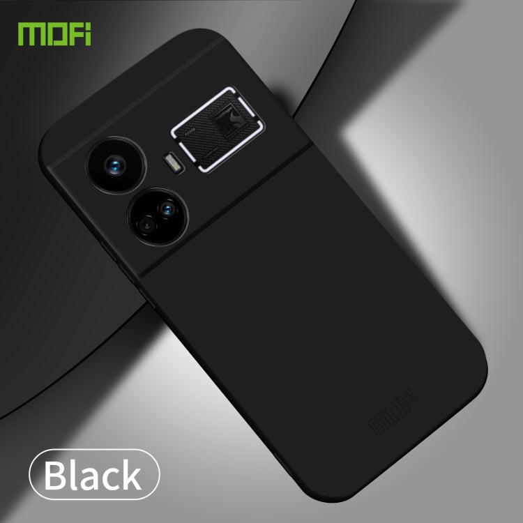 For Realme GT5 MOFI Qin Series Skin Feel All-inclusive PC Phone Case(Black) - Realme Cases by MOFI | Online Shopping South Africa | PMC Jewellery