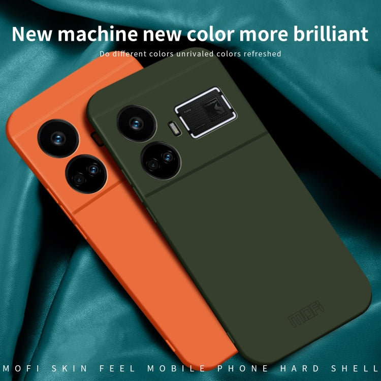 For Realme GT5 MOFI Qin Series Skin Feel All-inclusive PC Phone Case(Black) - free shipping - PMC TechLife - Order now!