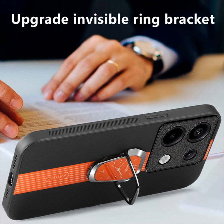 For Xiaomi Redmi Note 13 / 13 Pro Magnetic Litchi Leather Back Phone Case with Holder(Green) - Note 13 Pro Cases by PMC TechLife | Online Shopping South Africa | PMC TechLife | Buy Now Pay Later Mobicred