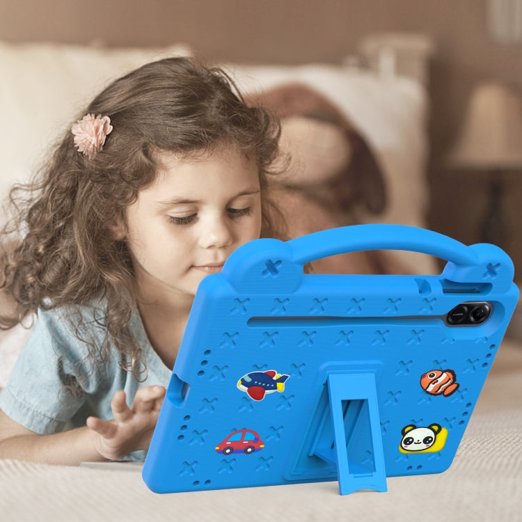 For Honor Pad X9 / X9 2024 Handle Kickstand Children EVA Shockproof Tablet Case(Sky Blue) - free shipping - PMC TechLife - Order now!