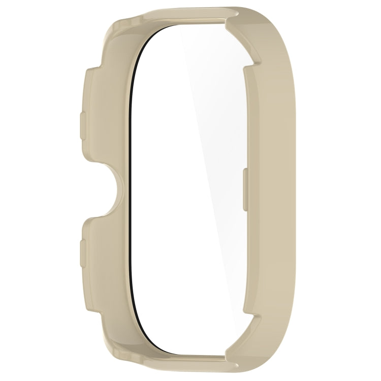 For Redmi Watch 4 Tempered Film Integrated PC Watch Protective Case(White) - Watch Cases by PMC TechLife | Online Shopping South Africa | PMC TechLife | Buy Now Pay Later Mobicred