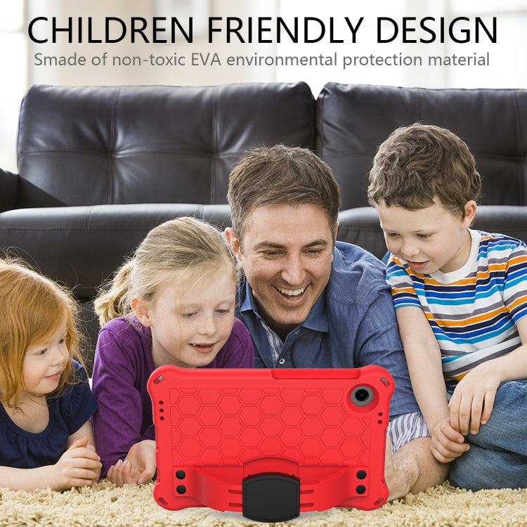 For Blackview Tab 60 8.7 2023 Honeycomb EVA Hybrid PC Tablet Case with Strap(Red +Black) - Others by PMC TechLife | Online Shopping South Africa | PMC TechLife