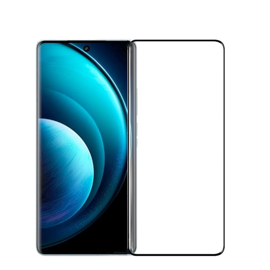 For vivo X100 / 100 Pro PINWUYO 9H 3D Hot Bending Tempered Glass Film(Black) - vivo Tempered Glass by PINWUYO | Online Shopping South Africa | PMC Jewellery | Buy Now Pay Later Mobicred