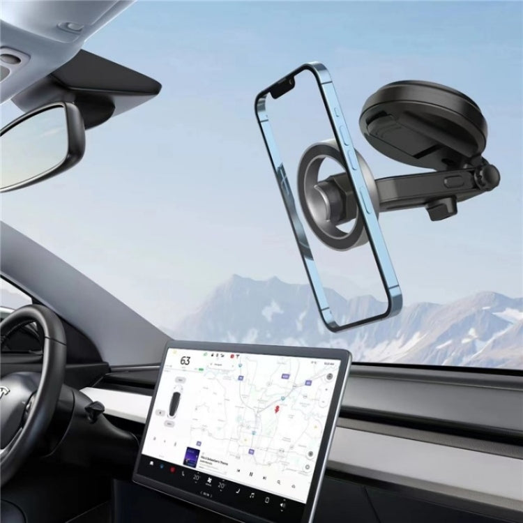 Car Dashboard / Windshield Compatible Magnet Type Phone Holder Suction Cup Base - Car Holders by PMC Jewellery | Online Shopping South Africa | PMC Jewellery | Buy Now Pay Later Mobicred