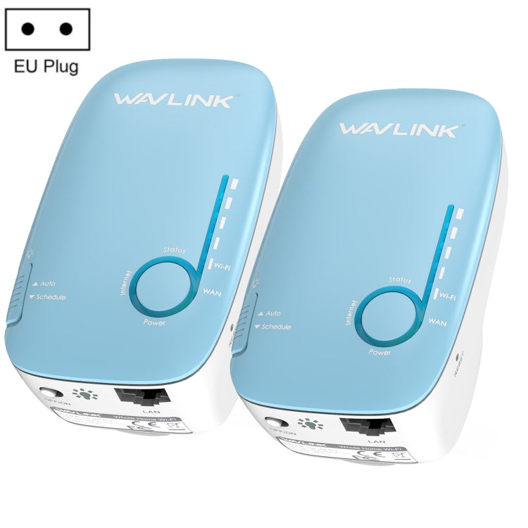 WAVLINK WN576K2 AC1200 Household WiFi Router Network Extender Dual Band Wireless Repeater, Plug:EU Plug (Blue) - free shipping - PMC Jewellery - Order now!