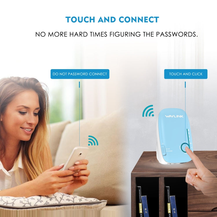 WAVLINK WS-WN576A2 AC750 Household WiFi Router Network Extender Dual Band Wireless Repeater, Plug:AU Plug - free shipping - PMC Jewellery - Order now!