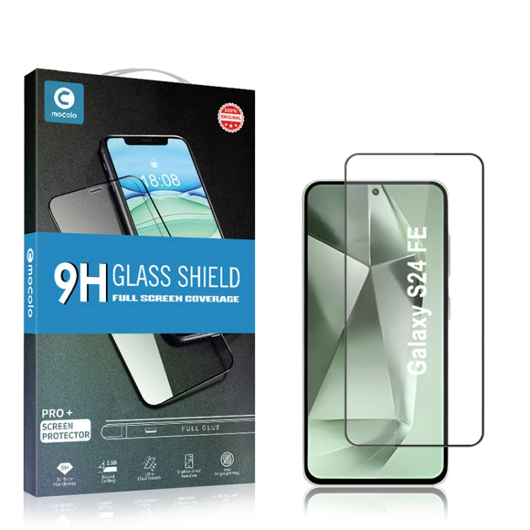 For Samsung Galaxy S24 FE 5G mocolo 2.5D Full Glue Full Cover Tempered Glass Film - Galaxy S24 FE 5G Tempered Glass by mocolo | Online Shopping South Africa | PMC Jewellery | Buy Now Pay Later Mobicred