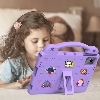 For DOOGEE T30 Pro 11 2023 Handle Kickstand Children EVA Shockproof Tablet Case(Light Purple) - Others by PMC Jewellery | Online Shopping South Africa | PMC Jewellery | Buy Now Pay Later Mobicred