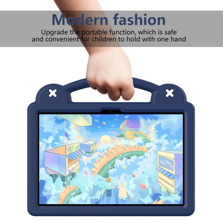 For DOOGEE T30 Pro 11 2023 Handle Kickstand Children EVA Shockproof Tablet Case(Navy Blue) - Others by PMC TechLife | Online Shopping South Africa | PMC TechLife | Buy Now Pay Later Mobicred