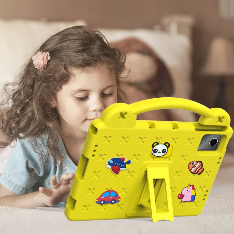 For Huawei MetePad 11 2023 / 2021 Handle Kickstand Children EVA Shockproof Tablet Case(Yellow) - Huawei by PMC TechLife | Online Shopping South Africa | PMC TechLife | Buy Now Pay Later Mobicred