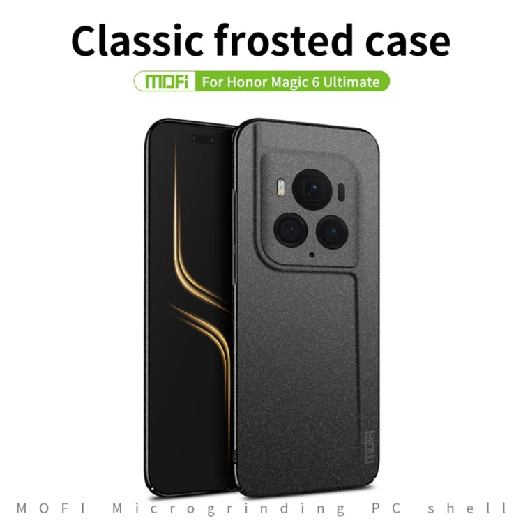 For Honor Magic6 Ultimate MOFI Fandun Series Frosted PC Ultra-thin All-inclusive Phone Case(Green) - Honor Cases by MOFI | Online Shopping South Africa | PMC Jewellery | Buy Now Pay Later Mobicred