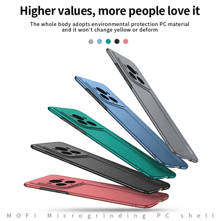 For Honor Magic6 Ultimate MOFI Fandun Series Frosted PC Ultra-thin All-inclusive Phone Case(Red) - Honor Cases by MOFI | Online Shopping South Africa | PMC Jewellery | Buy Now Pay Later Mobicred