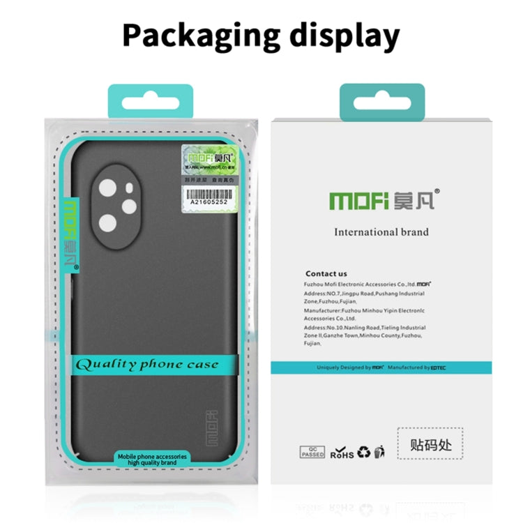 For Honor Magic6 MOFI Fandun Series Frosted PC Ultra-thin All-inclusive Phone Case(Black) - Honor Cases by MOFI | Online Shopping South Africa | PMC TechLife | Buy Now Pay Later Mobicred