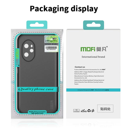 For Honor 90 GT MOFI Fandun Series Frosted PC Ultra-thin All-inclusive Phone Case(Green) - Honor Cases by MOFI | Online Shopping South Africa | PMC Jewellery