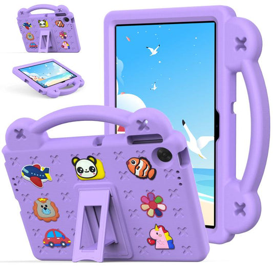 For Lenovo Tab TB-311 / WIFI 10.1 2025 Handle Kickstand Children EVA Shockproof Tablet Case(Light Purple) - Lenovo by PMC Jewellery | Online Shopping South Africa | PMC Jewellery | Buy Now Pay Later Mobicred