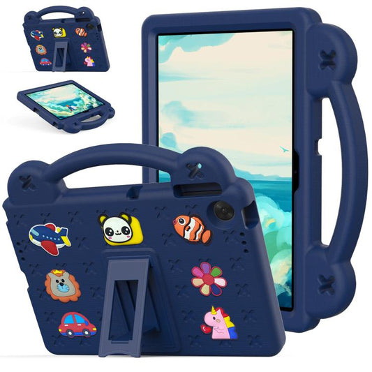 For Lenovo Tab TB-311 / WIFI 10.1 2025 Handle Kickstand Children EVA Shockproof Tablet Case(Navy Blue) - Lenovo by PMC Jewellery | Online Shopping South Africa | PMC Jewellery | Buy Now Pay Later Mobicred