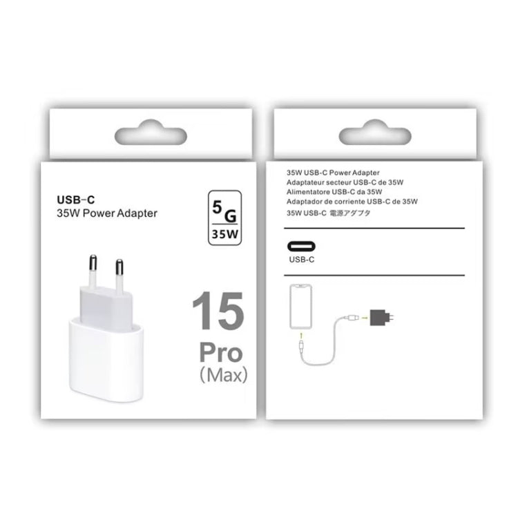 PD35W USB-C / Type-C Port Charger for iPhone / iPad Series, EU Plug - USB Charger by PMC TechLife | Online Shopping South Africa | PMC TechLife | Buy Now Pay Later Mobicred