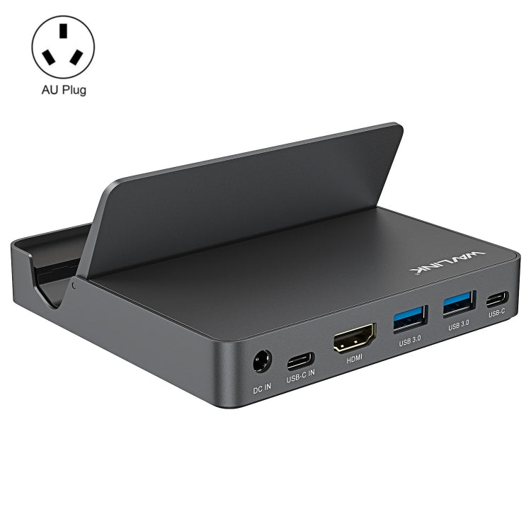 WAVLINK WL-UHP3D01 Portable Type-C Cell Phone Docking Station Multi-Port USB HUB Adapter(AU Plug) - free shipping - PMC Jewellery - Order now!