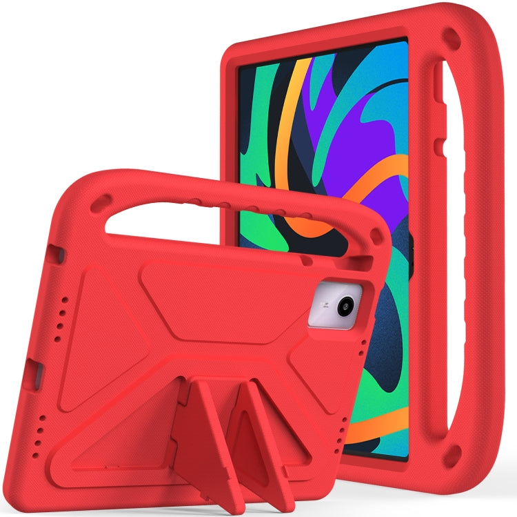 For Amazon Fire Max 11 2023 Handle EVA Shockproof Tablet Case with Holder(Red) - Amazon by PMC TechLife | Online Shopping South Africa | PMC TechLife | Buy Now Pay Later Mobicred