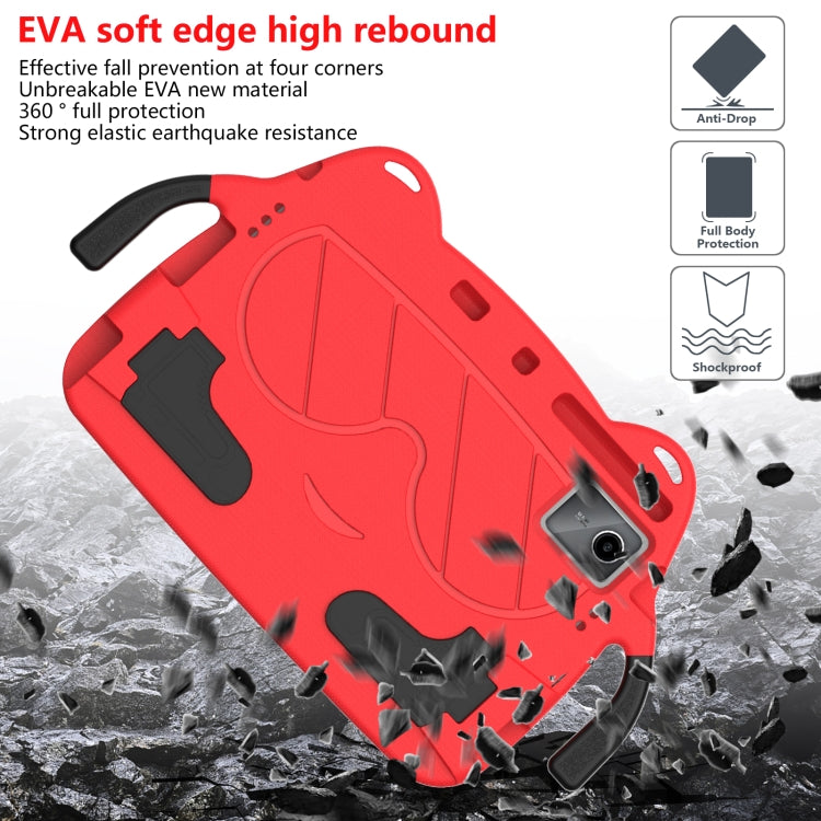 For Lenovo Xiaoxin Pad 2024/Tab M11 Ice Baby EVA Shockproof Hard PC Tablet Case(Rose Red+Black) - Lenovo by PMC Jewellery | Online Shopping South Africa | PMC Jewellery | Buy Now Pay Later Mobicred