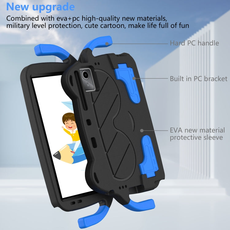 For TCL NxtPader 11 2023 Ice Baby EVA Shockproof Hard PC Tablet Case(Black+Blue) - Others by PMC TechLife | Online Shopping South Africa | PMC TechLife | Buy Now Pay Later Mobicred