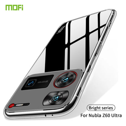 For Nubia Z60 Ultra MOFI Ming Series Transparent Ultra-thin TPU Phone Case(Transparent) - ZTE Cases by MOFI | Online Shopping South Africa | PMC Jewellery