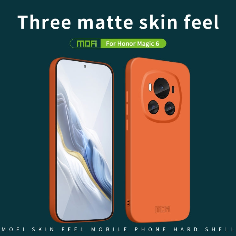 For Honor Magic6 MOFI Qin Series Skin Feel All-inclusive PC Phone Case(Black) - Honor Cases by MOFI | Online Shopping South Africa | PMC TechLife | Buy Now Pay Later Mobicred