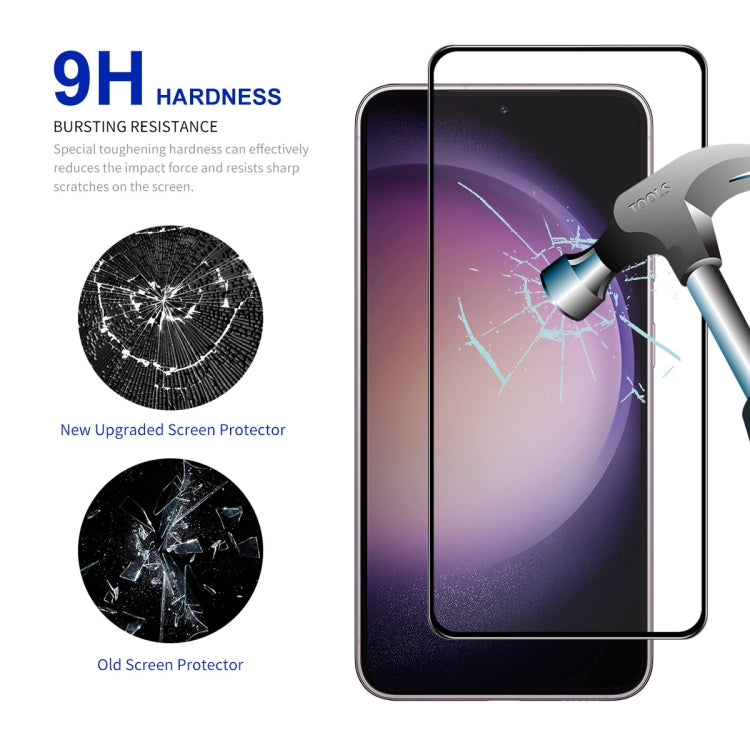 For Samsung Galaxy S25 / S24 5G 2pcs ENKAY Hat-Prince 0.18mm High Aluminum-silicon Tempered Glass Film, Support Ultrasonic Fingerprint Unclock - Galaxy S24 5G Tempered Glass by ENKAY | Online Shopping South Africa | PMC Jewellery | Buy Now Pay Later Mobicred