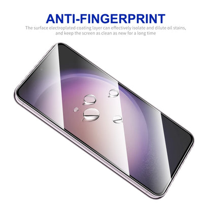 For Samsung Galaxy S25 / S24 5G 2pcs ENKAY Hat-Prince 0.18mm High Aluminum-silicon Tempered Glass Film, Support Ultrasonic Fingerprint Unclock - Galaxy S24 5G Tempered Glass by ENKAY | Online Shopping South Africa | PMC Jewellery | Buy Now Pay Later Mobicred