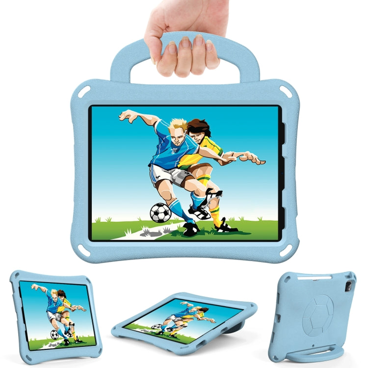 For iPad Pro 11 2024 Handle Football Shaped EVA Shockproof Tablet Case(Light Blue) - iPad Pro 11 2024 Cases by PMC TechLife | Online Shopping South Africa | PMC TechLife | Buy Now Pay Later Mobicred