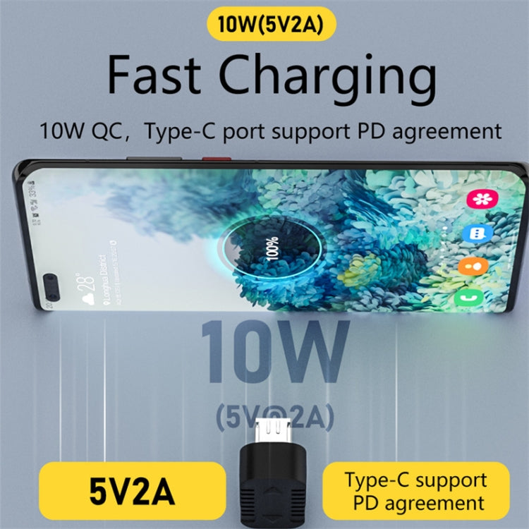Type-C Female to Micro USB Male Adapter Data Charging Transmission, Specification:Type-C Female to Micro Male Left Bend - Cable & Adapters by PMC TechLife | Online Shopping South Africa | PMC TechLife