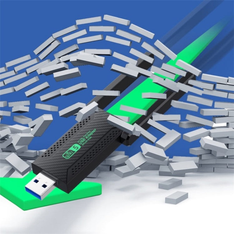 For Desktop PC Laptop Dual Band Driver-Free USB3.0 5G 1200Mbps WiFi Wireless Adapter - free shipping - PMC TechLife - Order now!