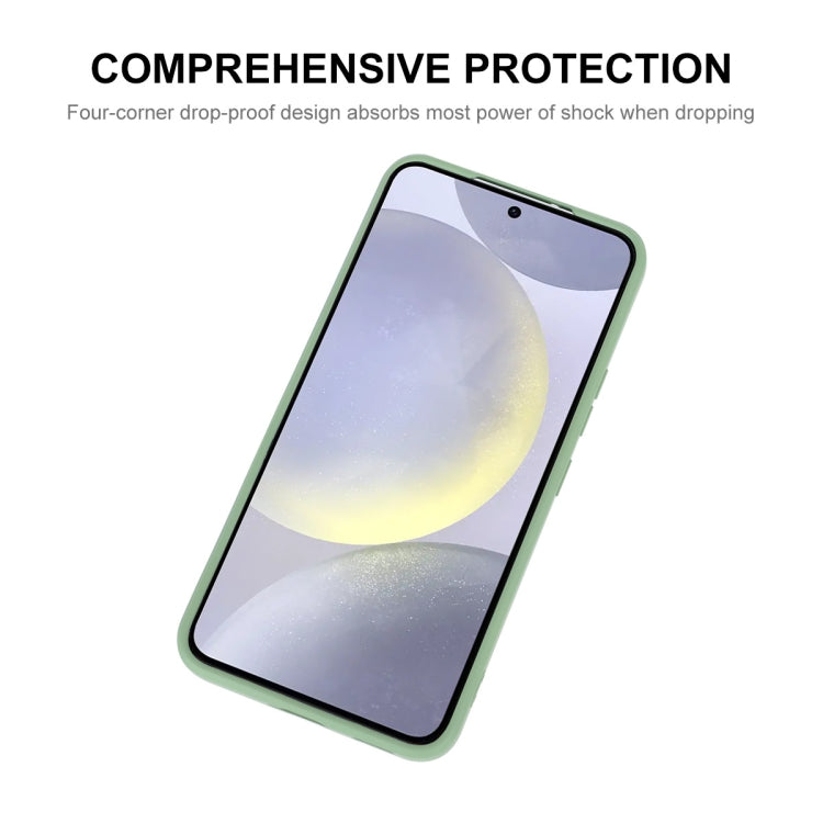 For Samsung Galaxy S25+ 5G ENKAY Liquid Silicone Soft Shockproof Phone Case(Dark Blue) - free shipping - PMC Jewellery - Order now!