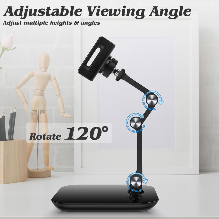 NS-06B 360 Degree Rotating Foldable Desktop Tablet Phone Holder - Stand by PMC TechLife | Online Shopping South Africa | PMC TechLife | Buy Now Pay Later Mobicred