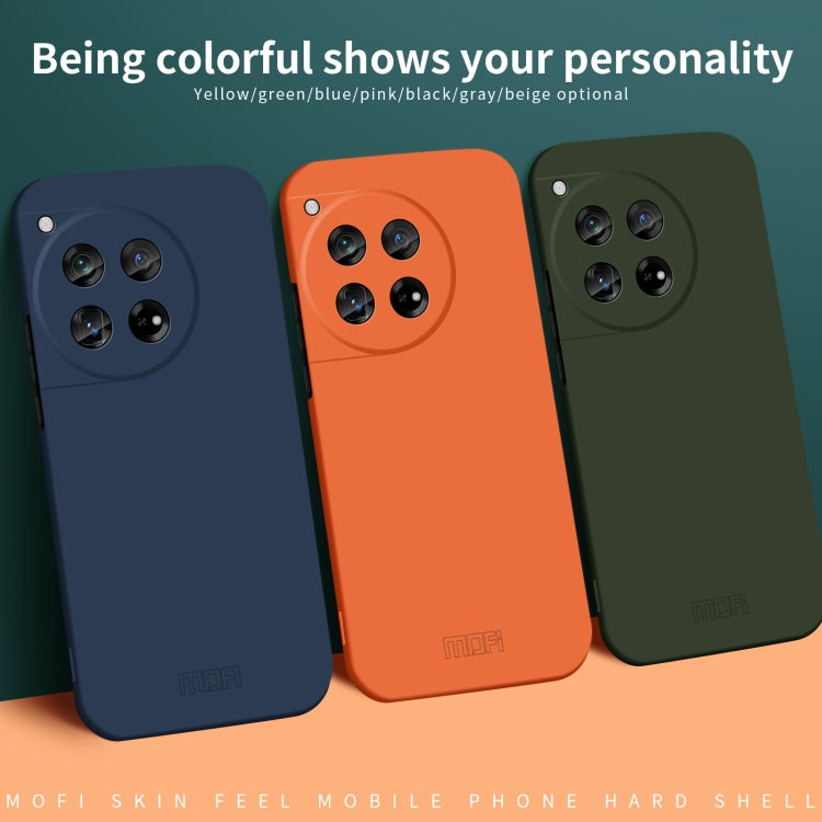 For OnePlus 12 MOFI Qin Series Skin Feel All-inclusive PC Phone Case(Green) - OnePlus Cases by MOFI | Online Shopping South Africa | PMC TechLife | Buy Now Pay Later Mobicred