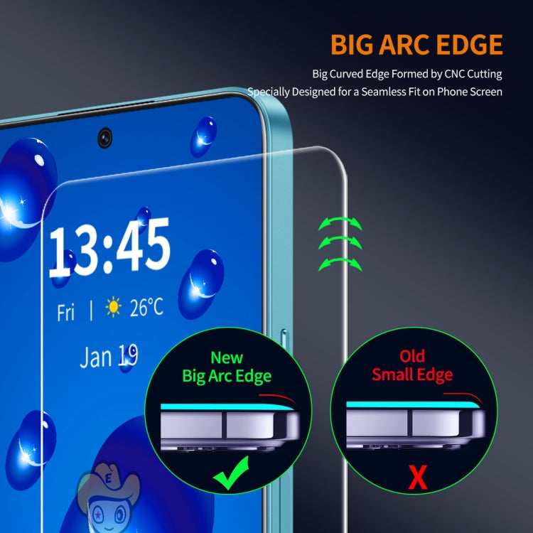 For Huawei Pura 70 5pcs ENKAY 9H Big Arc Edge High Aluminum-silicon Tempered Glass Film - Huawei Tempered Glass by ENKAY | Online Shopping South Africa | PMC Jewellery | Buy Now Pay Later Mobicred