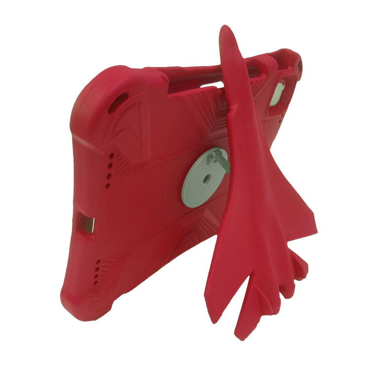 For iPad Air 11 2025 / 2024 360 Rotation Aircraft Holder EVA Shockproof Tablet Case(Red) - iPad Air 11 2025 / 2024 Cases by PMC TechLife | Online Shopping South Africa | PMC TechLife | Buy Now Pay Later Mobicred