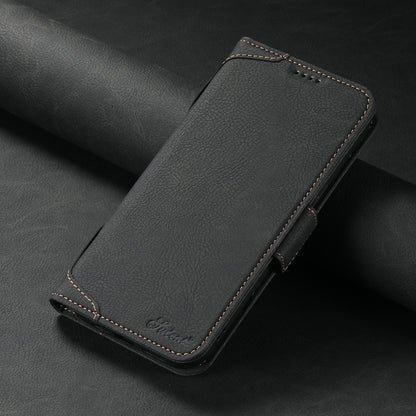 For iPhone 12 Pro Max SUTENI J07 Multifunctional Horizontal Flip Magsafe Leather Phone Case(Black) - iPhone 12 Pro Max Cases by Suteni | Online Shopping South Africa | PMC Jewellery | Buy Now Pay Later Mobicred