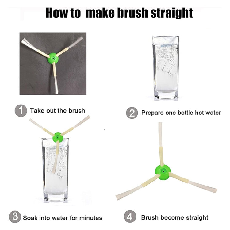 JUNSUNMAY 6pcs/Pack For iRobot I&E&J Series Sweeper Triangle Side Brush Replacement - free shipping - PMc TechLife - Order now!