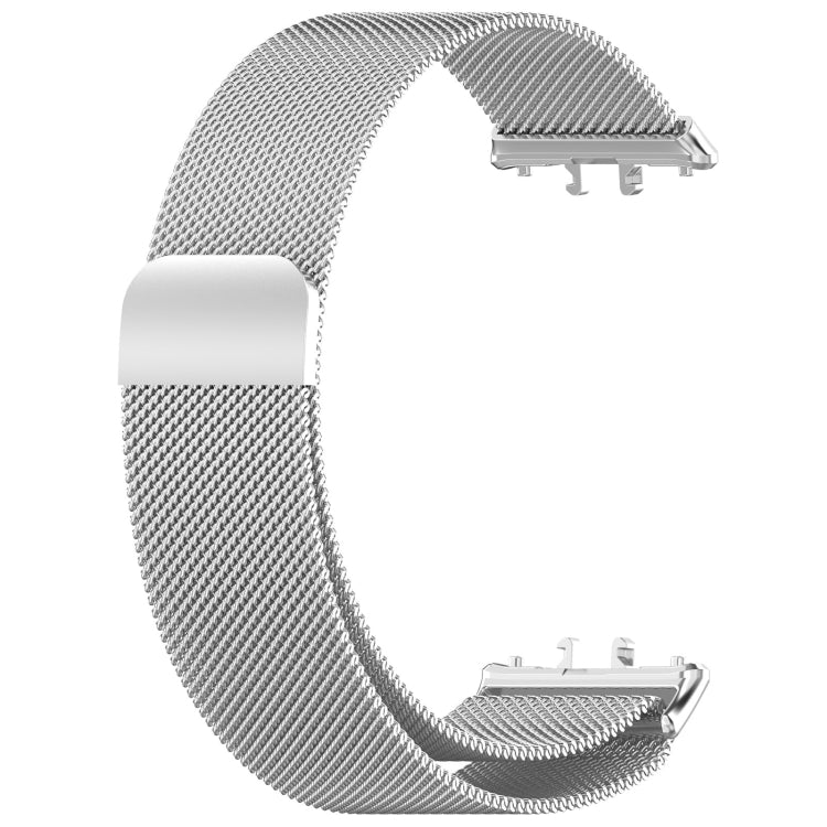 For Samsung Galaxy Fit 3 Milanese Metal Steel Mesh Watch Band(Silver) - Watch Bands by PMC Jewellery | Online Shopping South Africa | PMC Jewellery